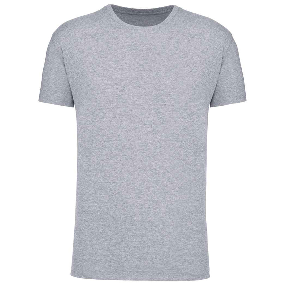 Oxford Grey - Front - Kariban Mens BIO150IC Crew Neck T-Shirt
