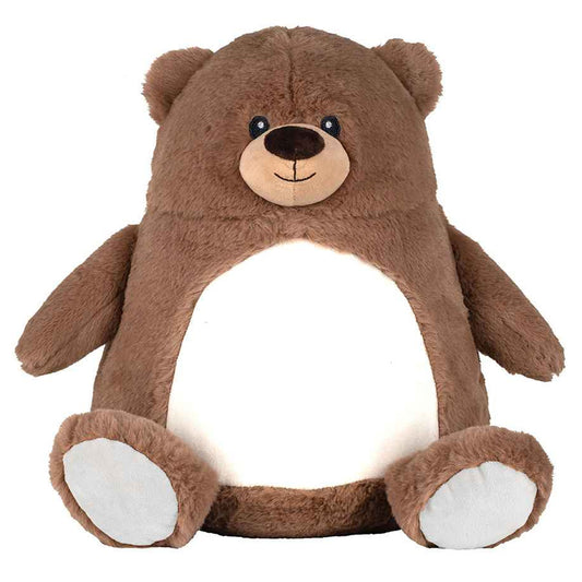 Brown - Front - Mumbles Zippie Teddy Bear