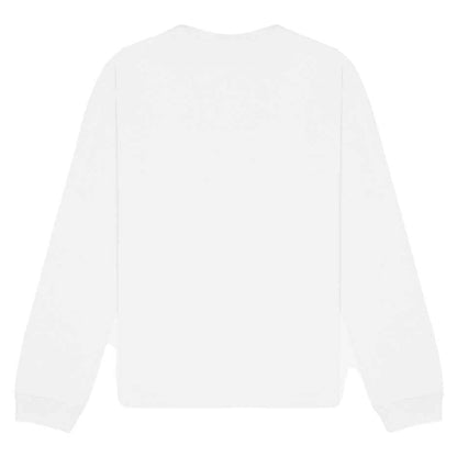 White - Back - Bella + Canvas Unisex Adult Heavyweight Long-Sleeved T-Shirt