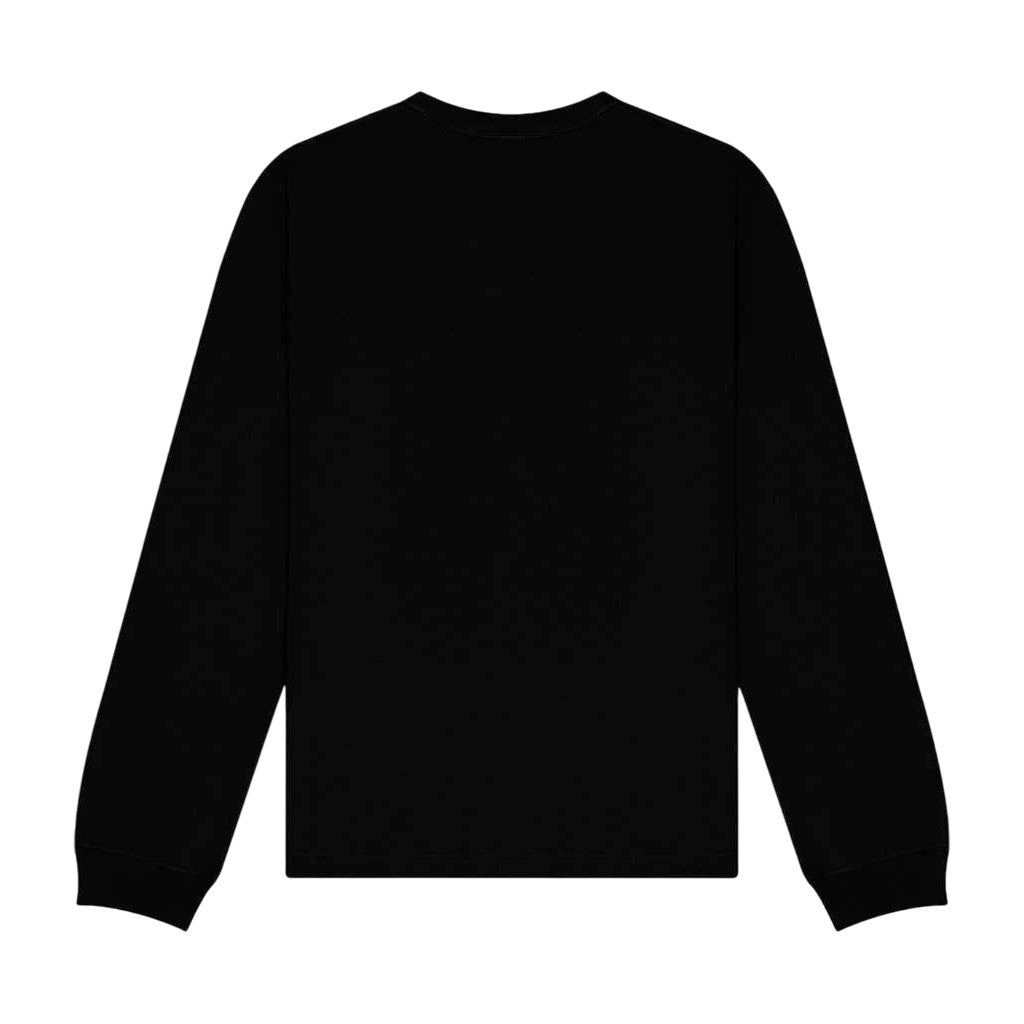 Black - Back - Bella + Canvas Unisex Adult Heavyweight Long-Sleeved T-Shirt