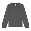 Asphalt - Front - Bella + Canvas Unisex Adult Heavyweight Long-Sleeved T-Shirt