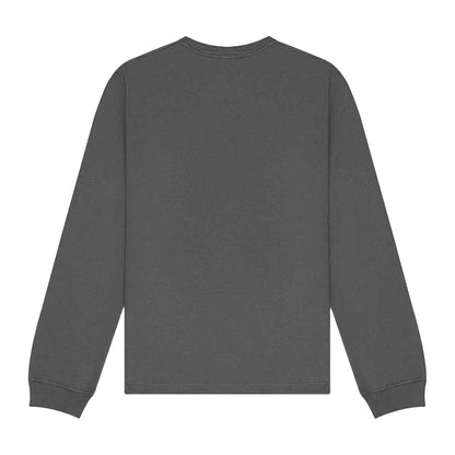 Asphalt - Back - Bella + Canvas Unisex Adult Heavyweight Long-Sleeved T-Shirt