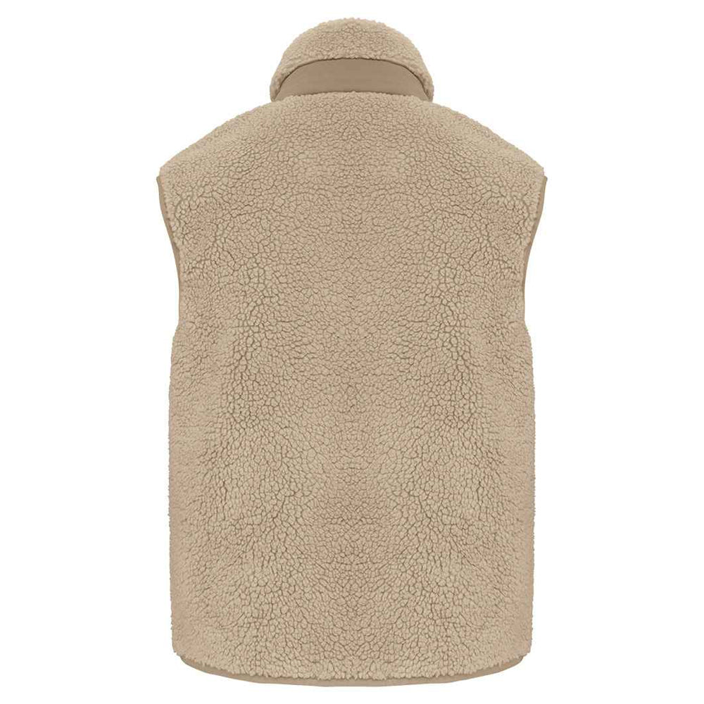 Wet Sand-Driftwood - Back - Native Spirit Unisex Adult Sherpa Body Warmer