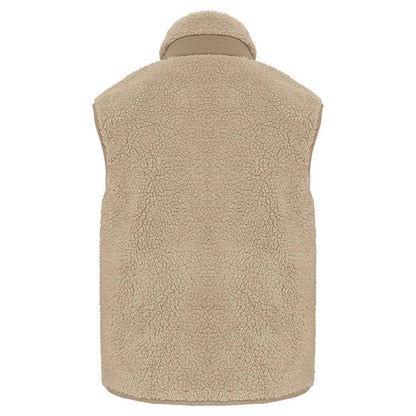Wet Sand-Driftwood - Back - Native Spirit Unisex Adult Sherpa Body Warmer