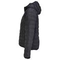 Black - Side - SOLS Womens-Ladies Stream Hooded Padded Jacket