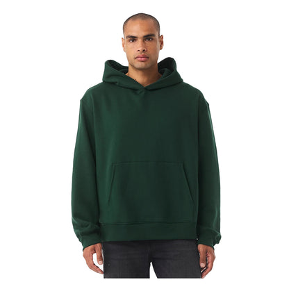 Forest Green - Side - Bella + Canvas Womens-Ladies Heavyweight Pullover Hoodie