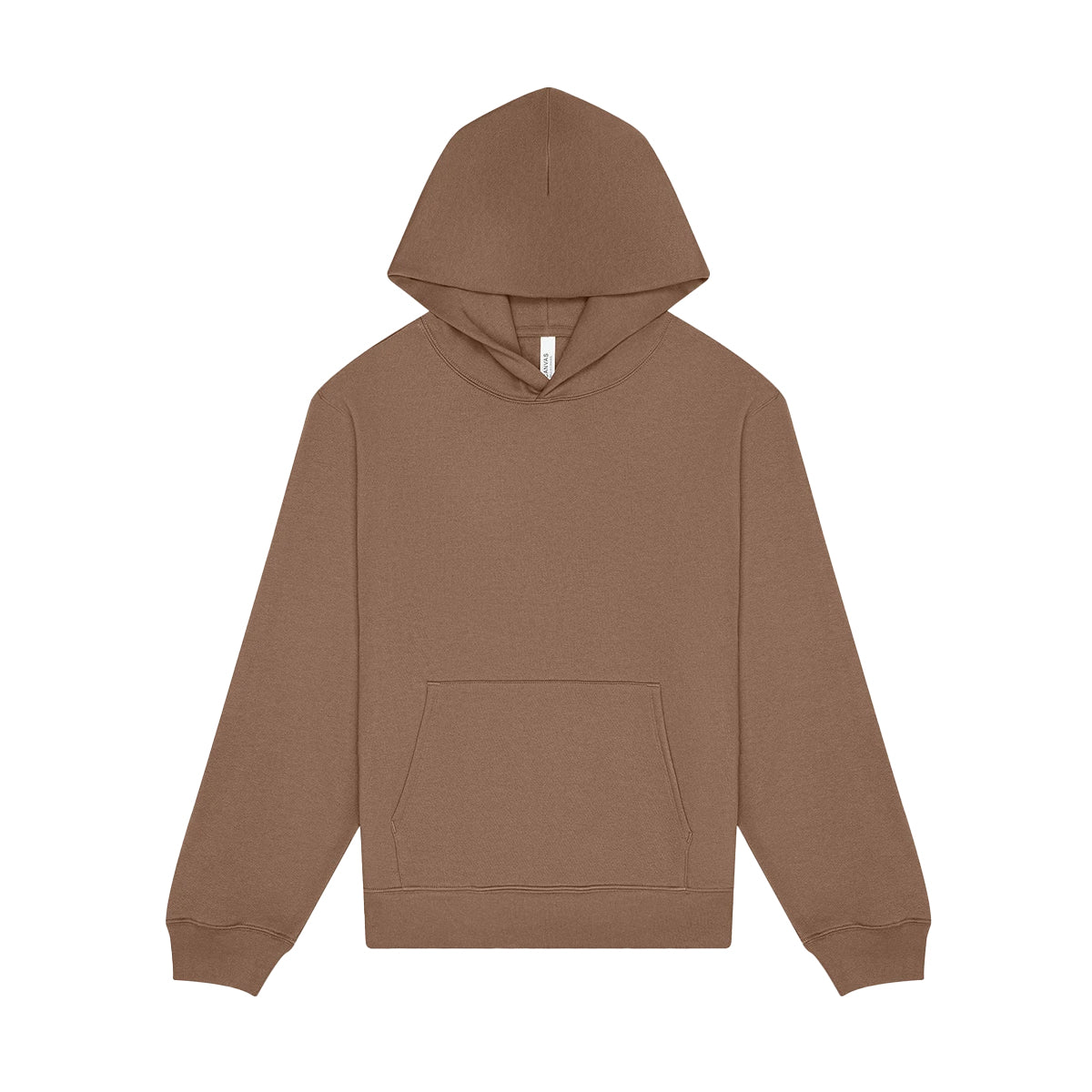 Vintage Brown - Front - Bella + Canvas Womens-Ladies Heavyweight Pullover Hoodie