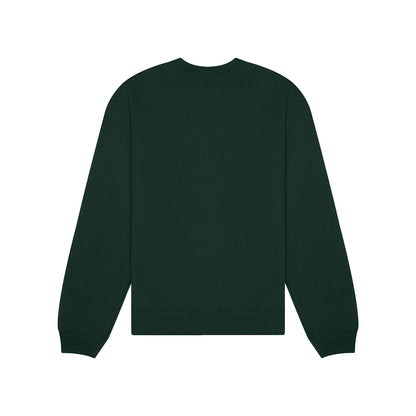 Forest Green - Back - Bella + Canvas Unisex Adult Heavyweight Crew Neck Sweatshirt