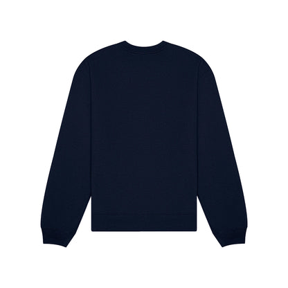Navy - Back - Bella + Canvas Unisex Adult Heavyweight Crew Neck Sweatshirt