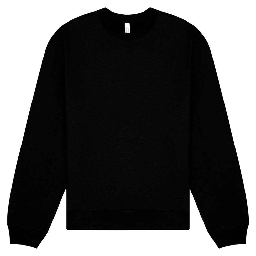 Black - Front - Bella + Canvas Unisex Adult Heavyweight Crew Neck Sweatshirt