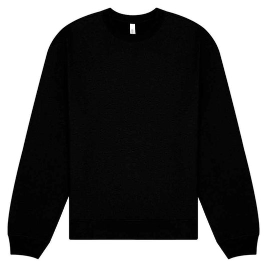 Black - Front - Bella + Canvas Unisex Adult Heavyweight Crew Neck Sweatshirt