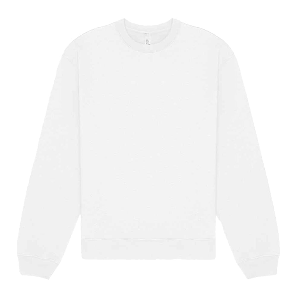 White - Front - Bella + Canvas Unisex Adult Heavyweight Crew Neck Sweatshirt