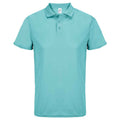 Pool Blue - Front - SOLS Unisex Adult Pitcher Recycled Polyester Polo Shirt