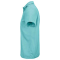 Pool Blue - Back - SOLS Unisex Adult Pitcher Recycled Polyester Polo Shirt