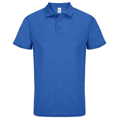 Royal Blue - Front - SOLS Unisex Adult Pitcher Recycled Polyester Polo Shirt