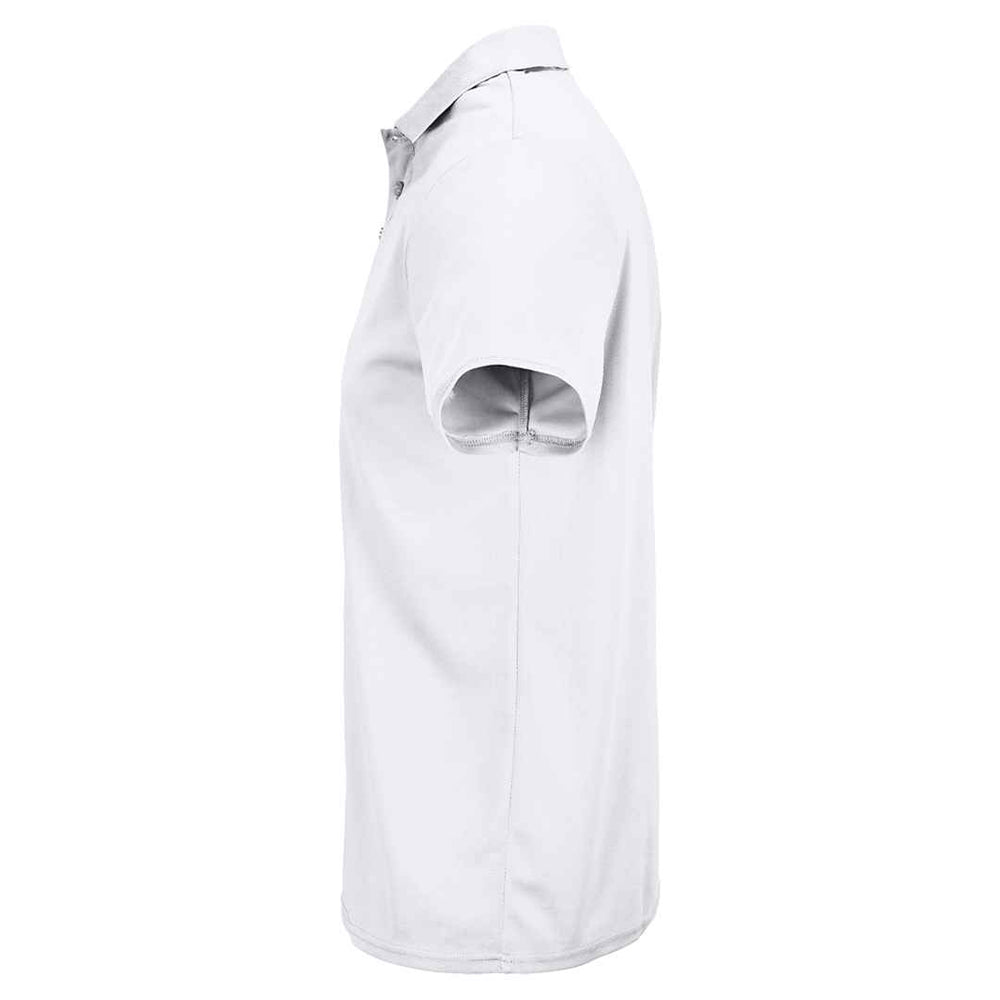 White - Side - SOLS Unisex Adult Pitcher Recycled Polyester Polo Shirt