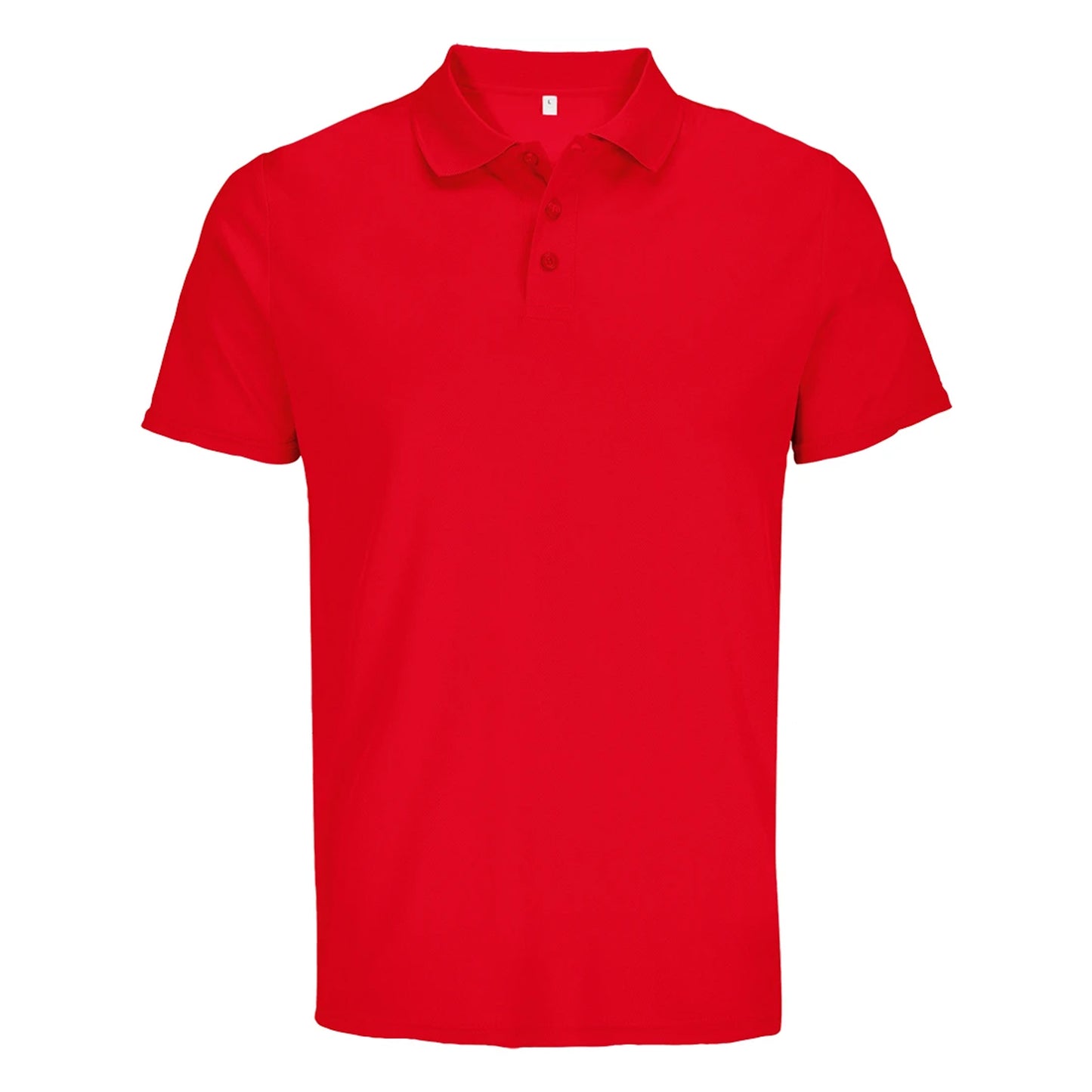 Red - Front - SOLS Unisex Adult Pitcher Recycled Polyester Polo Shirt