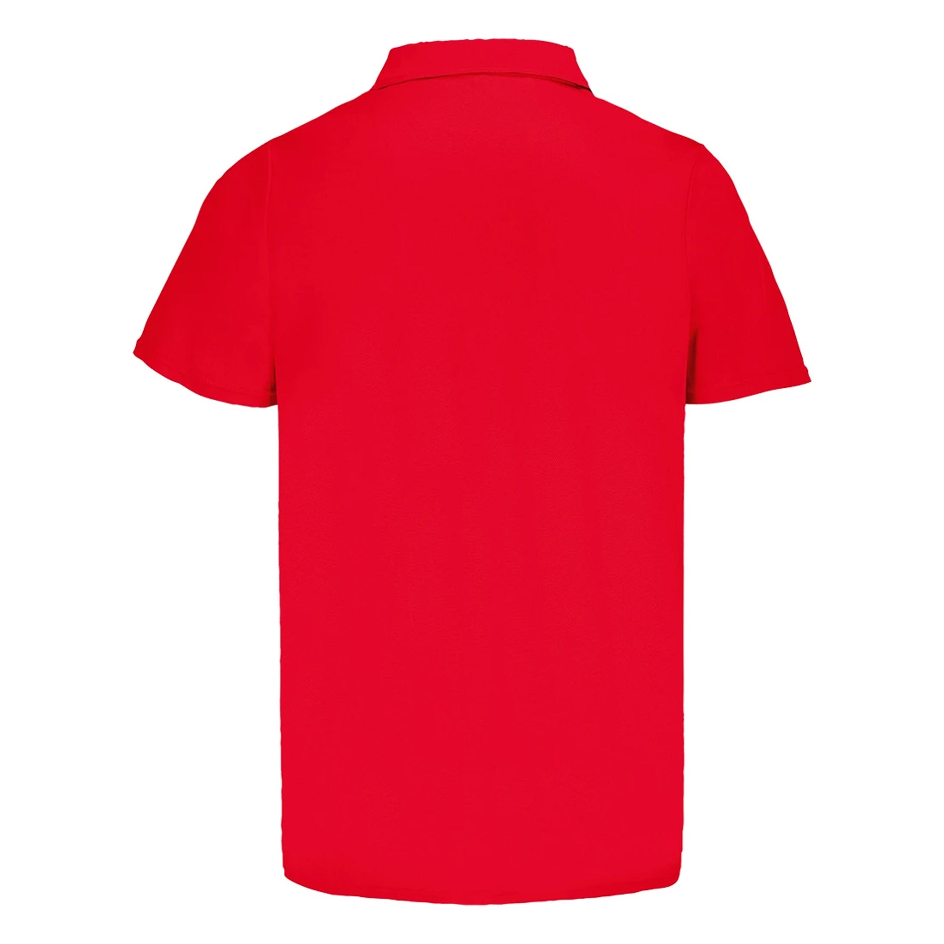 Red - Back - SOLS Unisex Adult Pitcher Recycled Polyester Polo Shirt