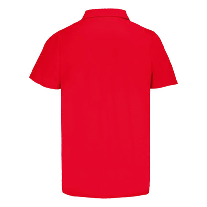 Red - Back - SOLS Unisex Adult Pitcher Recycled Polyester Polo Shirt