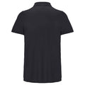Black - Back - SOLS Unisex Adult Pitcher Recycled Polyester Polo Shirt