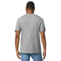 Sport Grey - Back - Gildan Mens Softstyle V Neck Classic T-Shirt