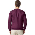 Maroon - Back - Gildan Unisex Adult Softstyle Midweight Quarter Zip Sweatshirt