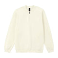 Off White - Front - Gildan Unisex Adult Softstyle Midweight Quarter Zip Sweatshirt