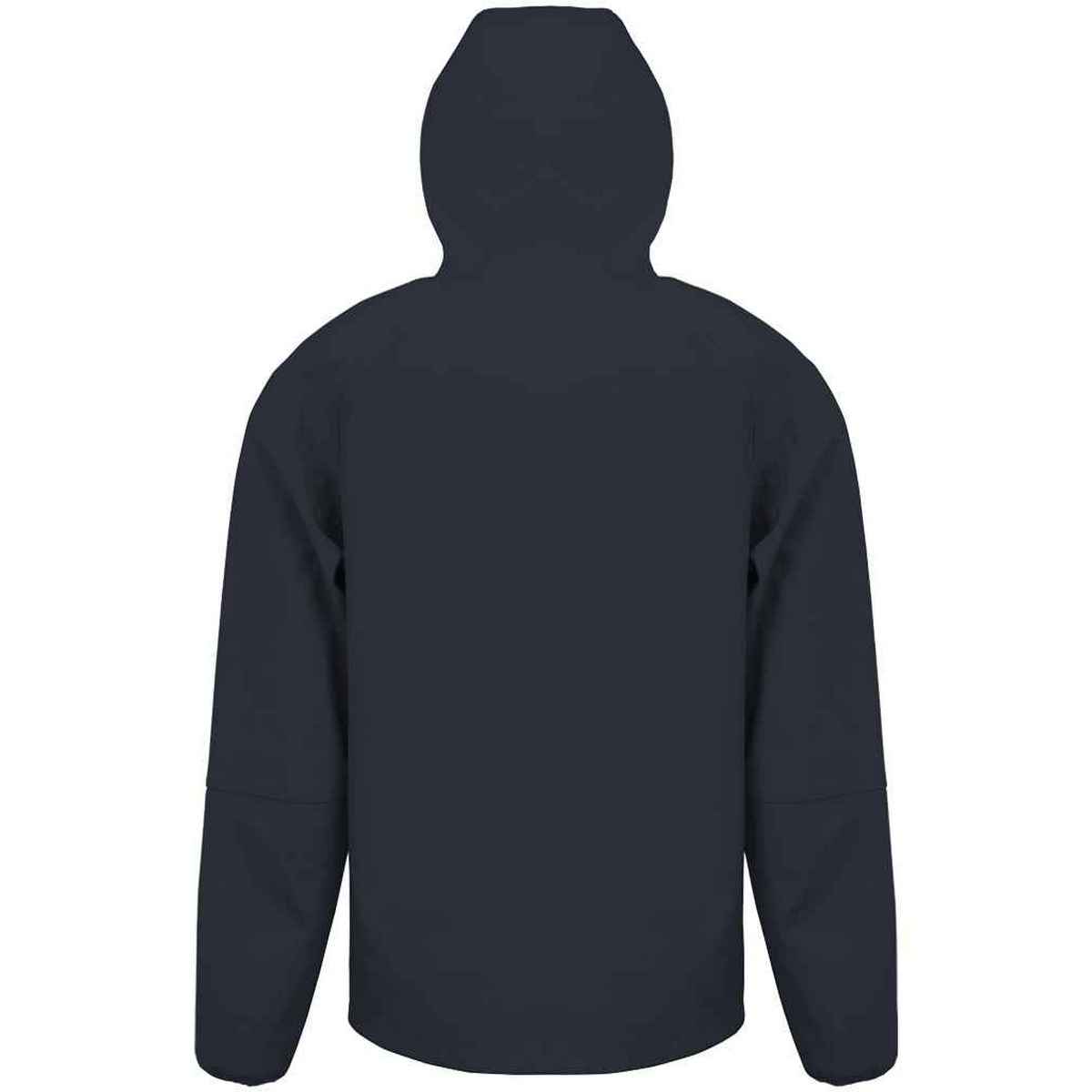 Navy - Back - Result Genuine Recycled Mens Hooded 3 Layer Printable Soft Shell Jacket
