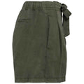 Washed Organic Khaki - Side - Spasso Womens-Ladies Tencel Shorts