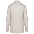 Linen - Back - Spasso Womens-Ladies Linen Long-Sleeved Shirt