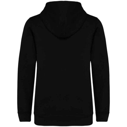 Black - Back - Native Spirit Childrens-Kids Full Zip Hoodie