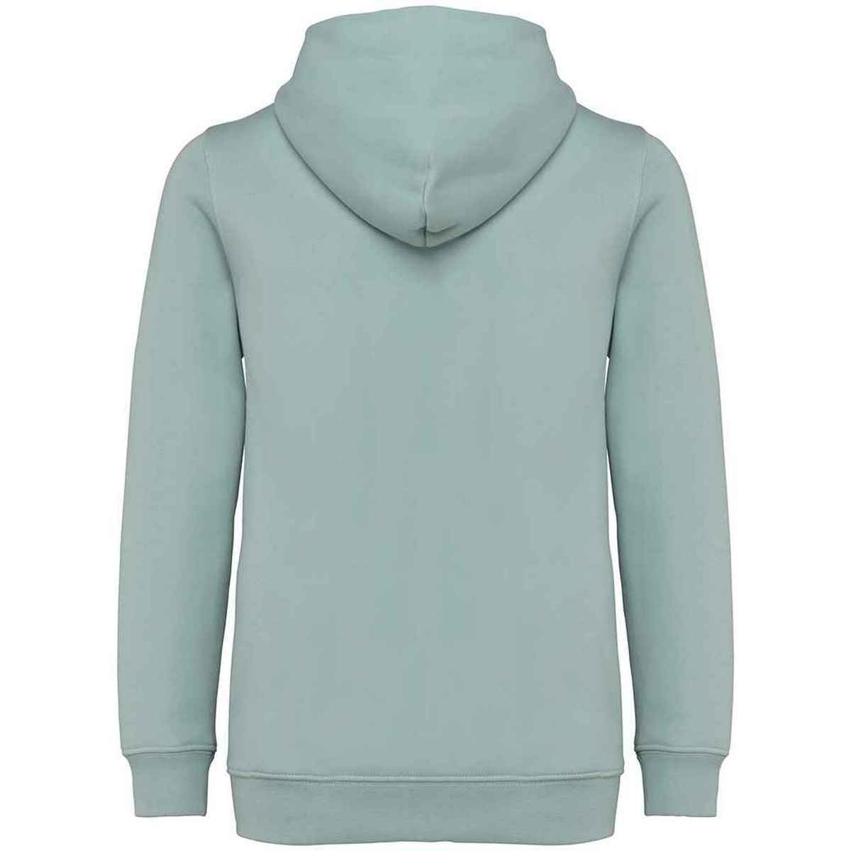 Jade Green - Back - Native Spirit Childrens-Kids Full Zip Hoodie