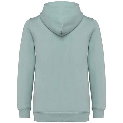 Jade Green - Back - Native Spirit Childrens-Kids Full Zip Hoodie