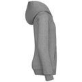 Moon Grey Heather - Side - Native Spirit Childrens-Kids Full Zip Hoodie