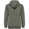 Organic Khaki - Back - Native Spirit Childrens-Kids Full Zip Hoodie