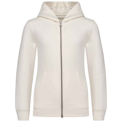 Ivory - Front - Native Spirit Childrens-Kids Full Zip Hoodie