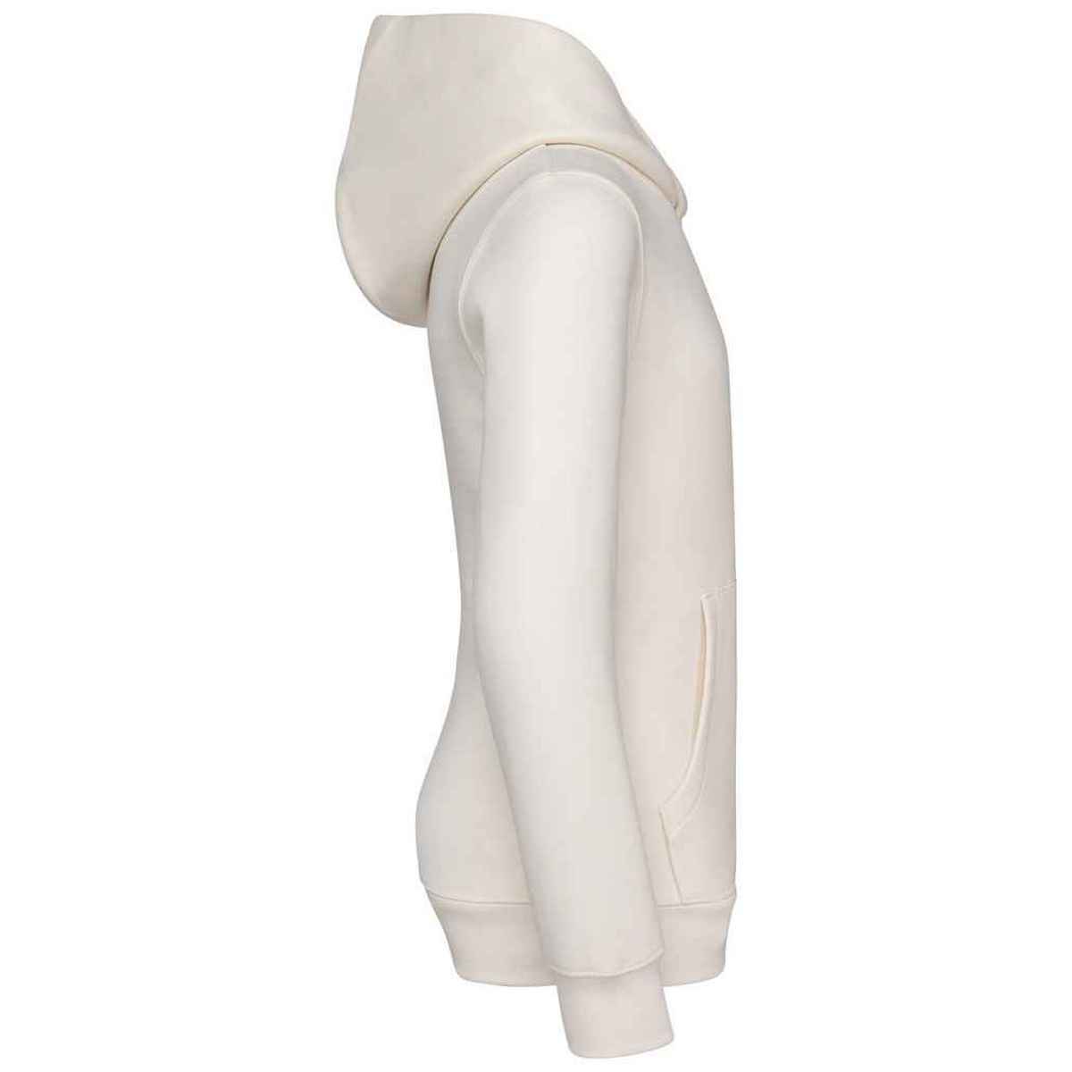 Ivory - Side - Native Spirit Childrens-Kids Full Zip Hoodie