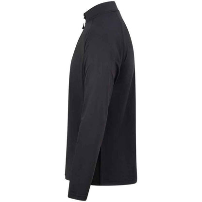 Jet Black - Side - Awdis Mens Lightweight Quarter Zip Active Top