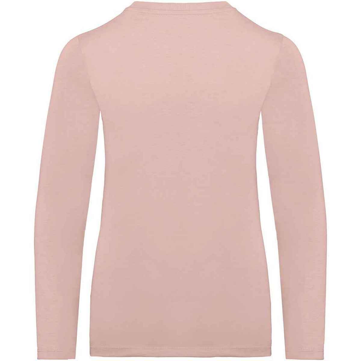 Petal Rose - Back - Native Spirit Childrens-Kids Organic Cotton Long-Sleeved T-Shirt