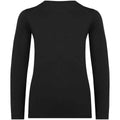 Black - Back - Native Spirit Childrens-Kids Organic Cotton Long-Sleeved T-Shirt