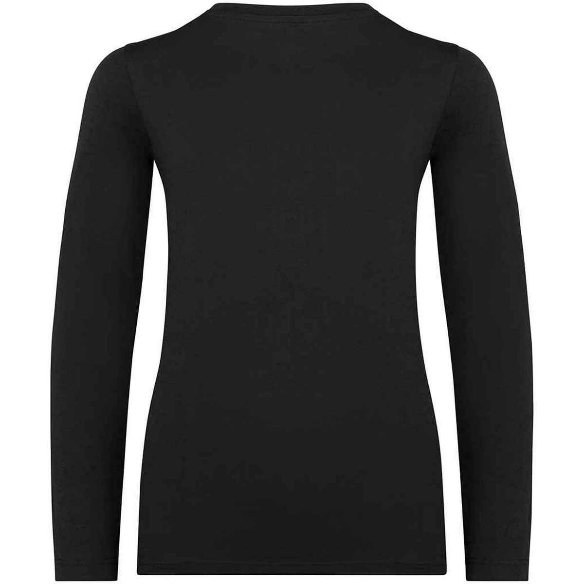 Black - Back - Native Spirit Childrens-Kids Organic Cotton Long-Sleeved T-Shirt