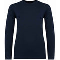 Navy - Front - Native Spirit Childrens-Kids Organic Cotton Long-Sleeved T-Shirt