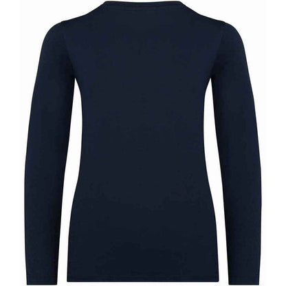 Navy - Back - Native Spirit Childrens-Kids Organic Cotton Long-Sleeved T-Shirt