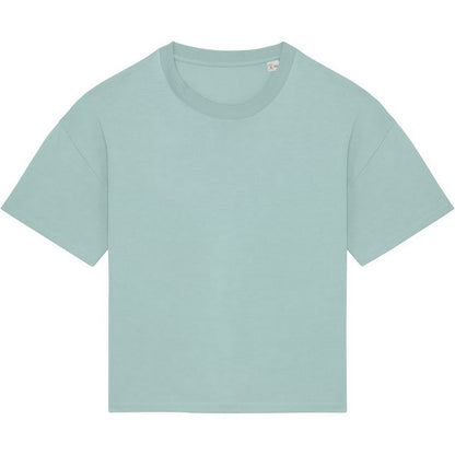Jade Green - Front - Native Spirit Womens-Ladies Oversized T-Shirt