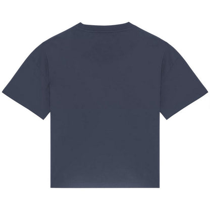 Navy - Back - Native Spirit Womens-Ladies Oversized T-Shirt