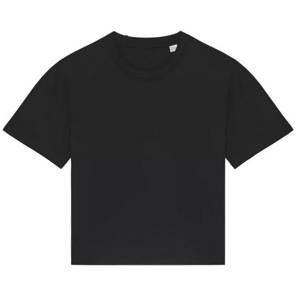 Black - Front - Native Spirit Womens-Ladies Oversized T-Shirt