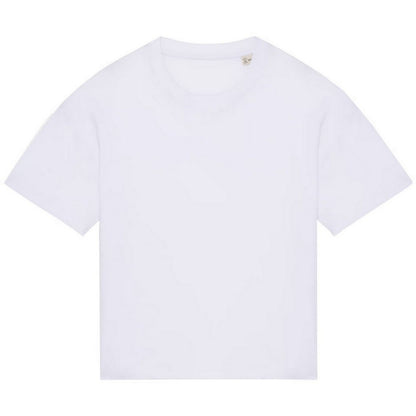 White - Front - Native Spirit Womens-Ladies Oversized T-Shirt