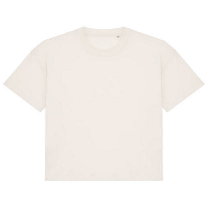 Ivory - Front - Native Spirit Womens-Ladies Oversized T-Shirt