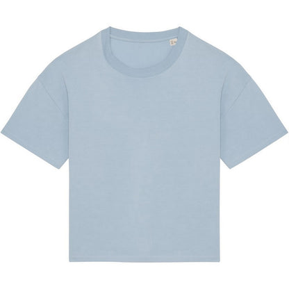 Aquamarine - Front - Native Spirit Womens-Ladies Oversized T-Shirt