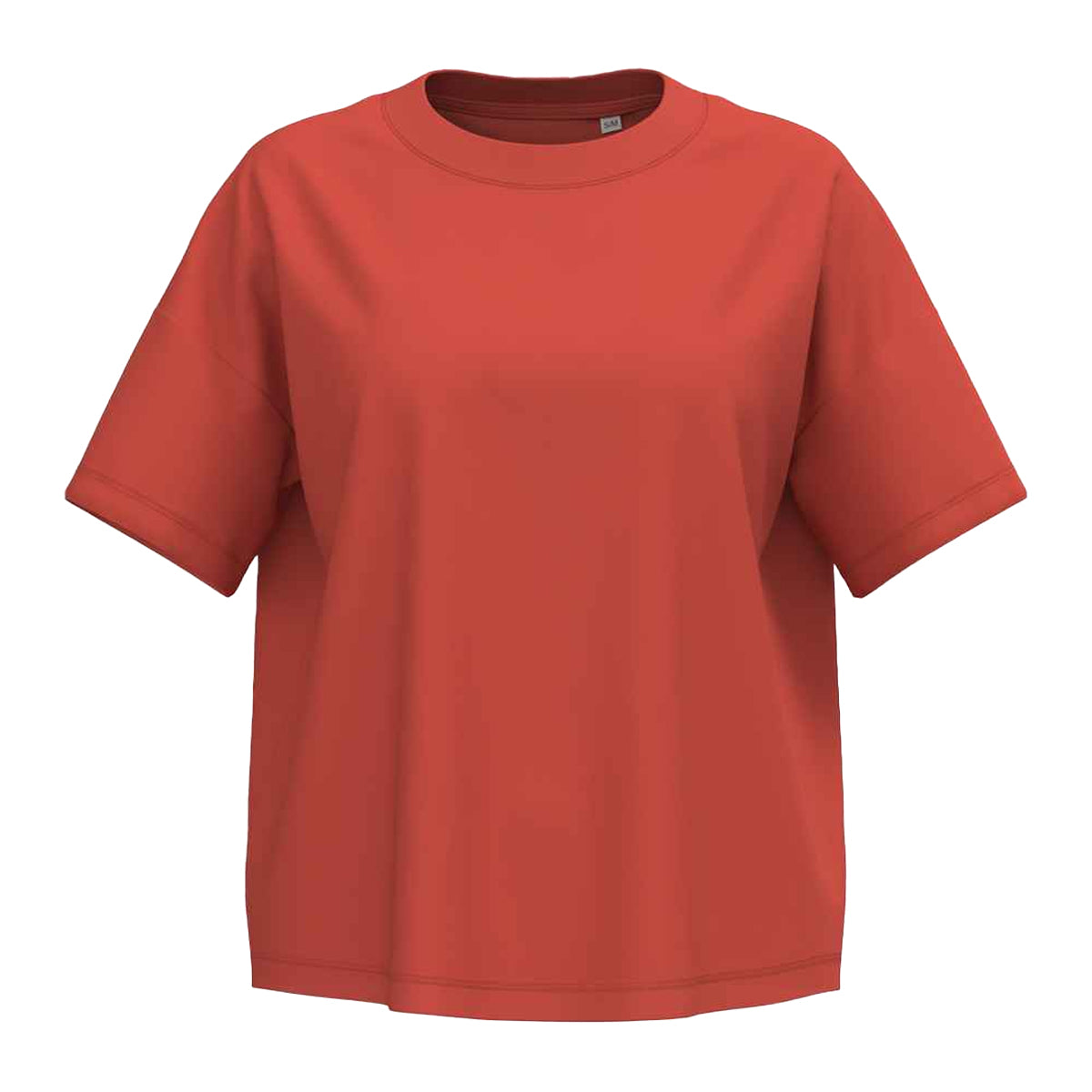 Paprika - Front - Native Spirit Womens-Ladies Oversized T-Shirt